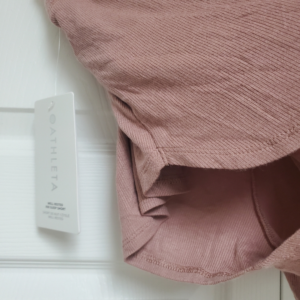Athleta Well Rested Rib Sleep Shorts - Picture 7 of 8